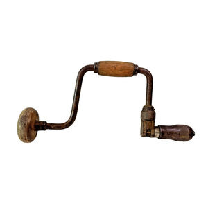 Vintage Dunlap Brace Bit Drill Hand Drill Ratcheting Auger Made In USA 10" Sweep